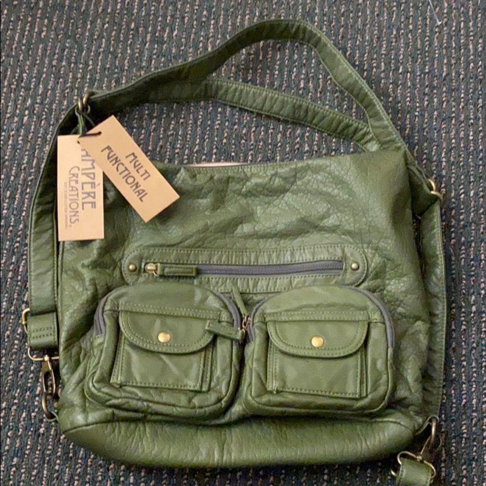 Multifunctional vegan leather bag